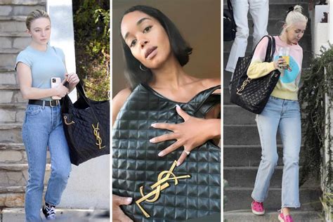 ysl bag zoe kravitz|zoe kravitz icare bag.